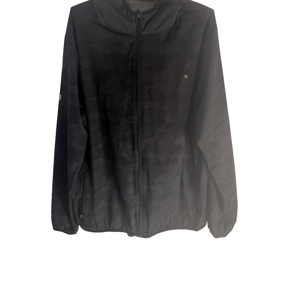 Vuori Outdoor Trainer Shell Hoodie Jacket Men Black Gray Camo Full Zip Athletic